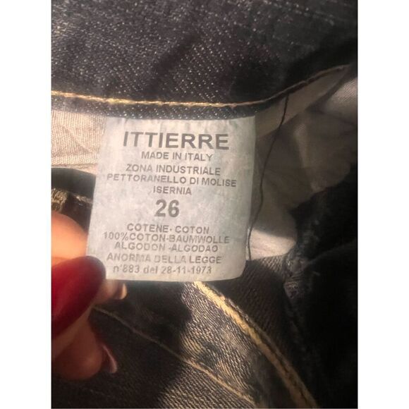 Dolce & Gabbana Women IT 26 Big Multi Zipper Logo Bootcut Jeans Artsy Streetwear - Picture 7 of 8